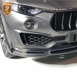 MS Style Fully Carbon Fiber Material Vents Decoration Front Bumper Lip Rear Wing Spoiler Suitable for Maserati <strong>Levante</strong> Body Kits - Product Image 3