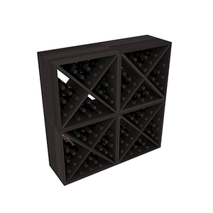Atacado preço criativo forma x empilhável 96 garrafa cubo de madeira vinho armário, celular vinho