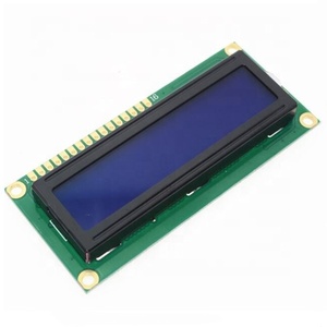 <span class=keywords><strong>LCD1602</strong></span> 1602 מודול כחול ירוק מסך 16x2 תווים <span class=keywords><strong>LCD</strong></span> תצוגת מודול HD44780 בקר כחול שחור אור