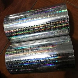 セキュリティスクラッチオフQRコードホログラムステッカー、スクラッチQRシーケンス番号ロールホログラムステッカー、3Dホログラムスクラッチステッカー - Product Image 6