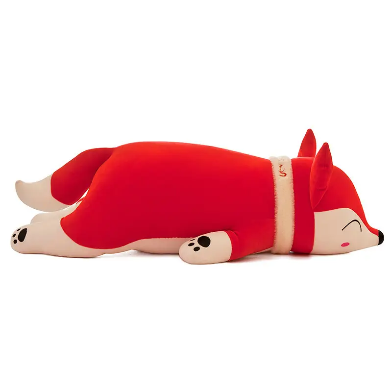 Brinquedo de pelúcia macia de raposa, brinquedo novo de pelúcia personalizado, desenhado adorável de animal de pelúcia, 2019