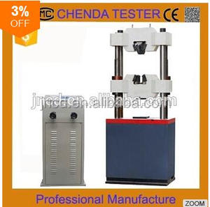 ¡Venta caliente! WAW/WEW/nos hidráulico Universal máquina de prueba + acero de resistencia a la tracción y de compresión de + de flexión y compresión de - Product Image 5