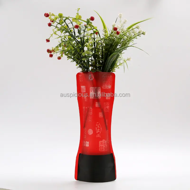 Best disposable plastic peacock painting designs flower vase