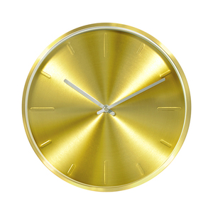 DEHENG 10 pollici Timer in alluminio metallo orologio da parete rosa di alta qualità nessun numero 3D orologi moderni minimalisti personalizzati - Product Image 2