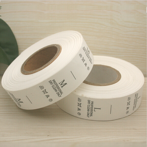 批发用于<span class=keywords><strong>TTR</strong></span>印刷的厚涂层色带白色防焰尼龙塔夫绸标签卷