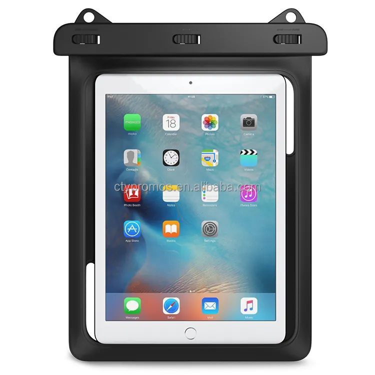 Universal Waterproof Case Carrying Bag Case Pouch for Tablet Water Proof Dustproof Snowproof Cases for iPad Mini Galaxy Tab