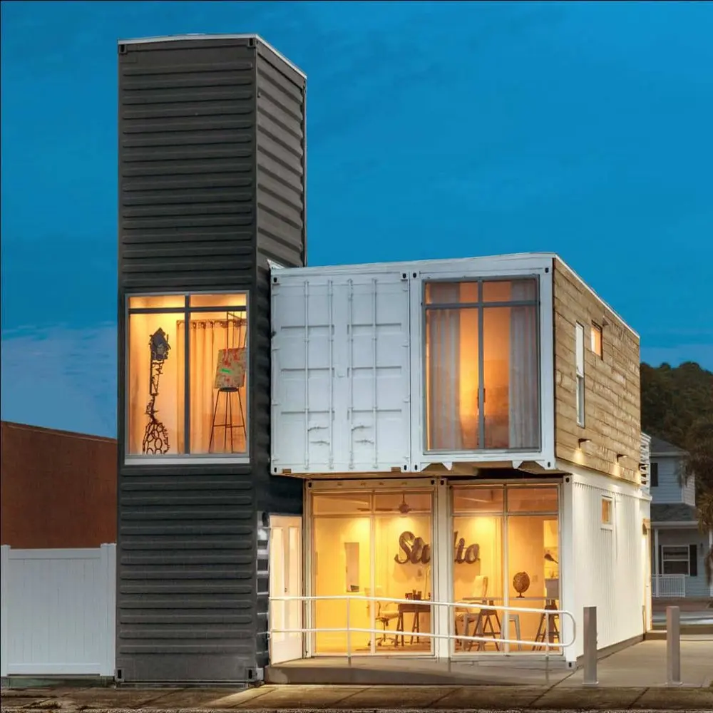 10% de desconto kit modular casa pré-fabricada de baixo custo casas recipiente de 20ft container casa na América do sul