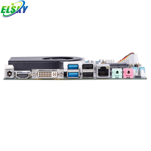 Intel Skylake Çift Çekirdekli I7-6500U 3.1 GHz DDR3L 1600 MHz Bellek MSATA SSD WIFI 3G VGA (DVI) + LVDS üç ekran Anakart Fan ile - Product Image 5