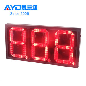 Outdoor 7 Segment LED-Anzeige bildschirm Elektronik LED-Uhr Countdown-Timer Zähler bildschirm für Anzeigetafel - Product Image 2