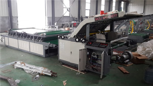 Auto flauto di carta macchina di laminazione con flip flop <span class=keywords><strong>stacker</strong></span> Automatico/Ad Alta Velocità Flauto Laminatore Macchina con il Buon Prezzo