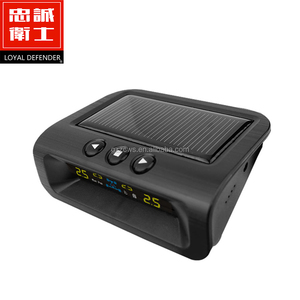 מערכת ניטור לחץ אוויר בצמיגי TPMS המכונית הפנימי וחיצוני חיישן tpms צור מד כוח שמש