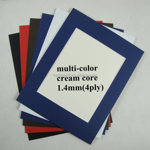 גואנגזו מפעל נימול או precut חומצה משלוח matboard/פאספארטו עבור תמונה מסגרת