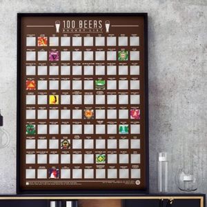 自定义100要做的事情桶列表刮掉海报