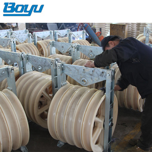 <strong>Stringing</strong> Equipment Pulley-<strong>Block</strong> for 2 Bundle Conductors