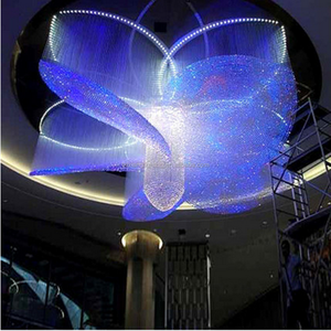 11 Blass Rotating Fiber Optic Lamp Pendant <strong>Light</strong> With Smart <strong>Light</strong> Source , Can Be Anygeometric Figure - Product Image 6