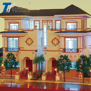 Beautiful design villa house <span class=keywords><strong>building</strong></span> diorama modelismo arquitectónico