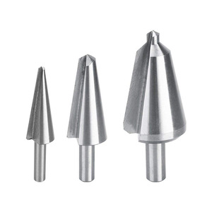 TONGYU <strong>hss</strong> sheet metal tube <strong>conical</strong> twist <strong>drill</strong> <strong>bit</strong> for 3Pcs Metric Straight Flute metal <strong>drilling</strong> steel brass copper aluminium wood and plastic material - Product Image 2