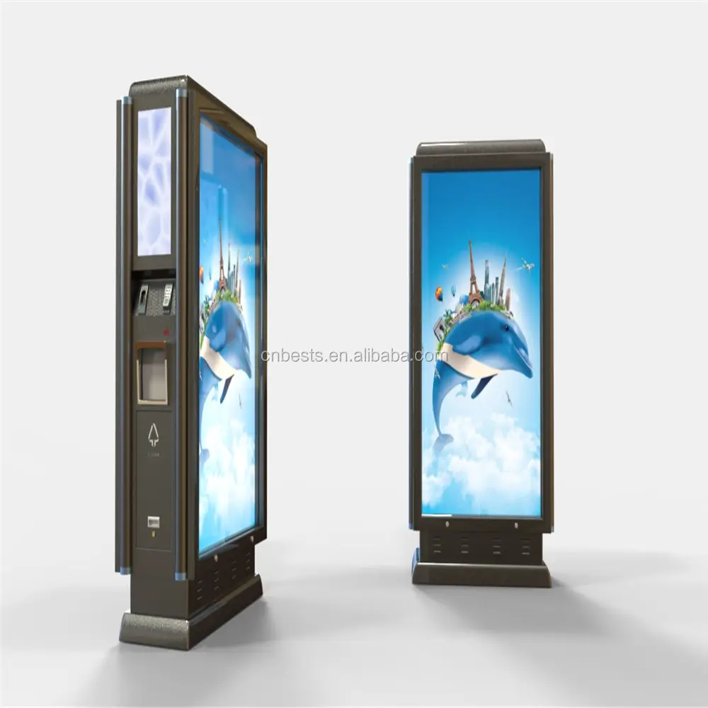 Outdoor standing advertising led scrolling light box
