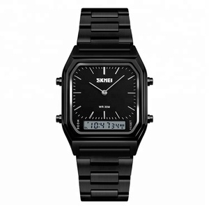 Dual <strong>Time</strong> Quartz Watch Company Skmei 1220 Hight Quality Luxury Japan Movement Classic Wristwatch For Business Men - Product Image 4