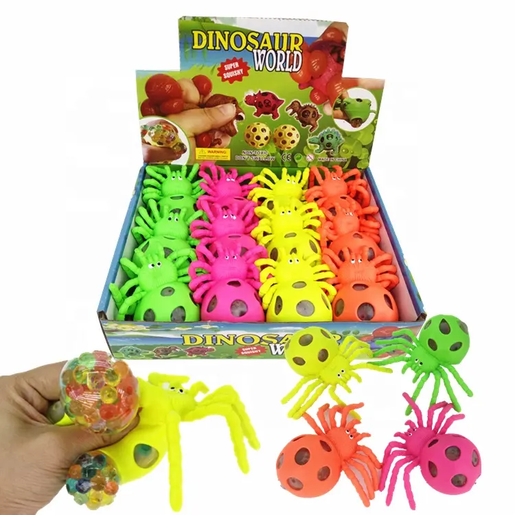 Nouveau jeu de balle Anti-Stress araignée, jouet pour adultes et enfants, balle Squishy Kawaii, amusant, Anti-peluche à presser, vente en gros,