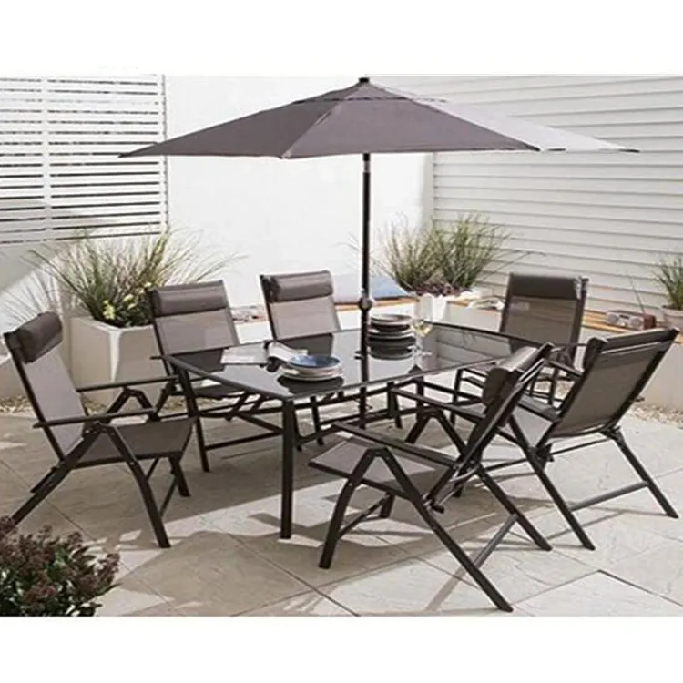 2019 a buon mercato divano in rattan mobili Da giardino Patio 7pcs di vimini bistro mobili