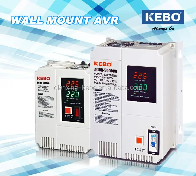 500VA -10KVA wall mounted stabilizer voltage regulator