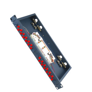 Tipo de montagem de rack tanghu totalmente equipado painel de remendo de fibra óptica da porta fc 24