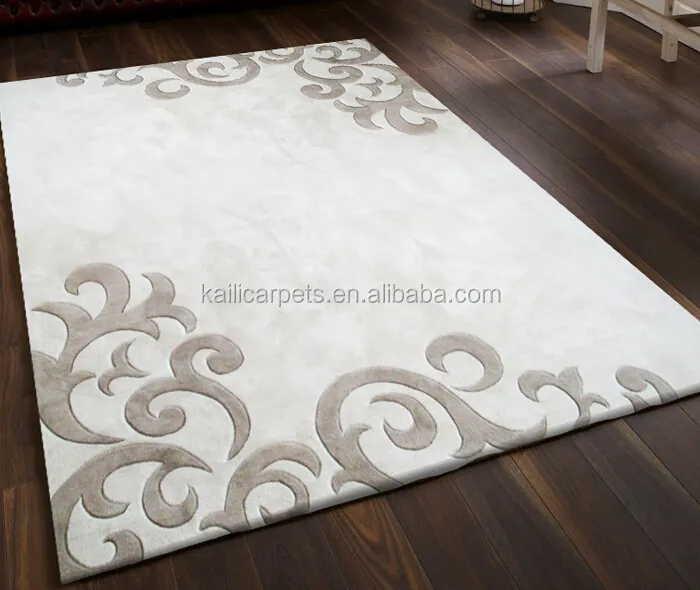 Belgien Teppiche Viskose Teppich für Gebet Kino Druck Weiß Wolle Teppich Luxus Moderne Minimal