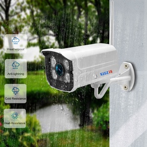 BESDER 4 PCS Array LED infrarrojos 5MP CCTV cámara Ip Wifi P2P RTSP de seguridad inalámbrica cámara con ranura para tarjeta SD
