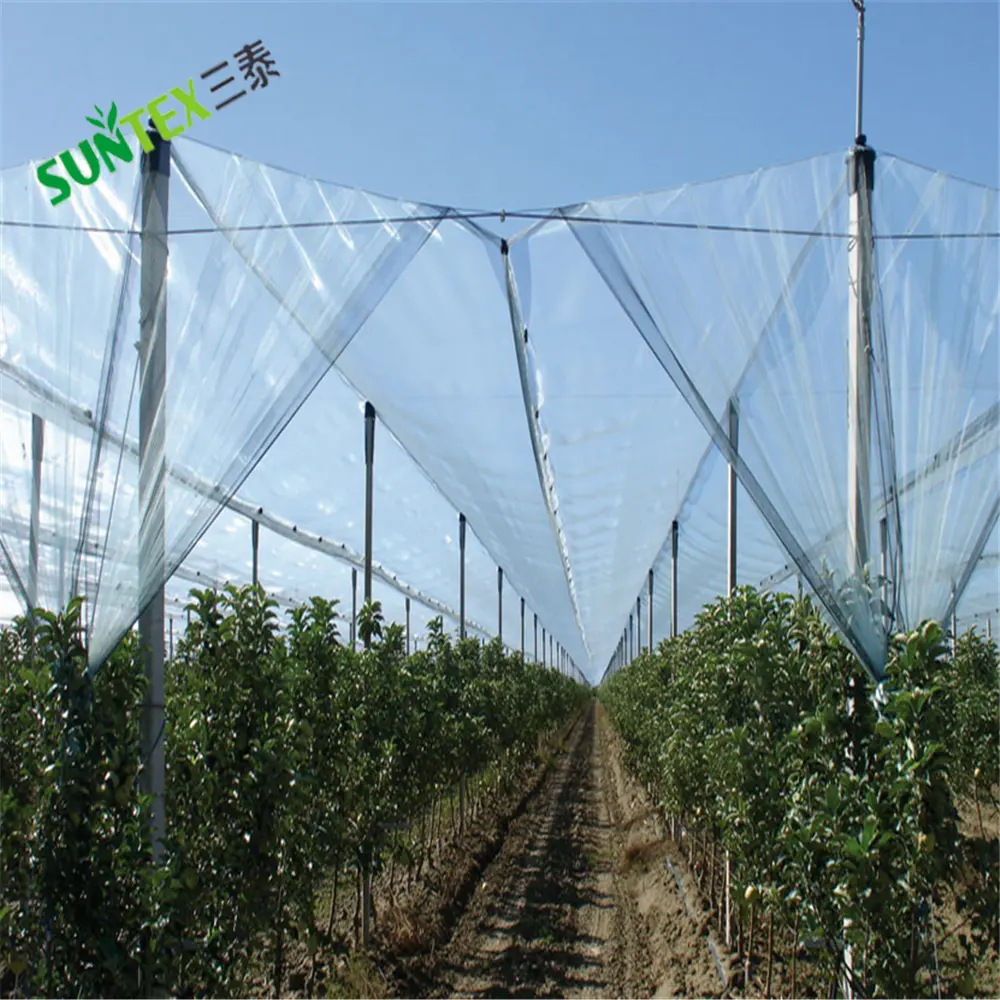 Rede de malha de tecido uv 70gsm, tela de hdpe branca protege colunas e frutas da cintura, capa de enfeites de fruta 8*200m