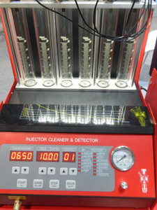 6 Cylinders Gasoline Injection Pulse test and Ultrasonic Cleaning <strong>Machine</strong> Model HO-6C, test 6 <strong>Injectors</strong> in One Time