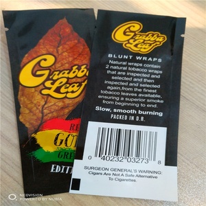 烟草包装袋防潮宠物塑料印花拉链袋Grabba袋特价销售