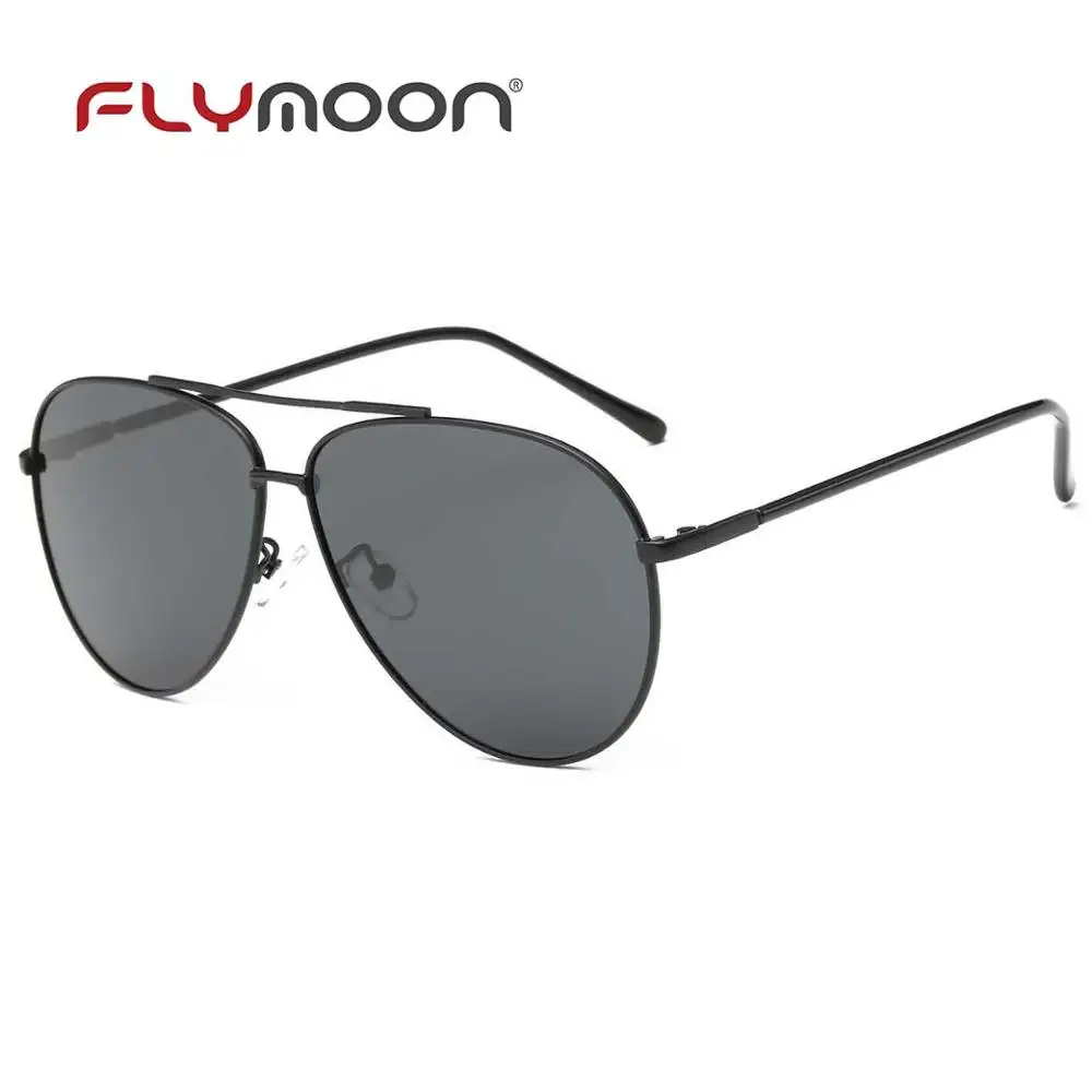 Flymoon kunden logo fabrik versorgung fashion design ihre eigenen sonnenbrillen CE uv400 led sonnenbrille