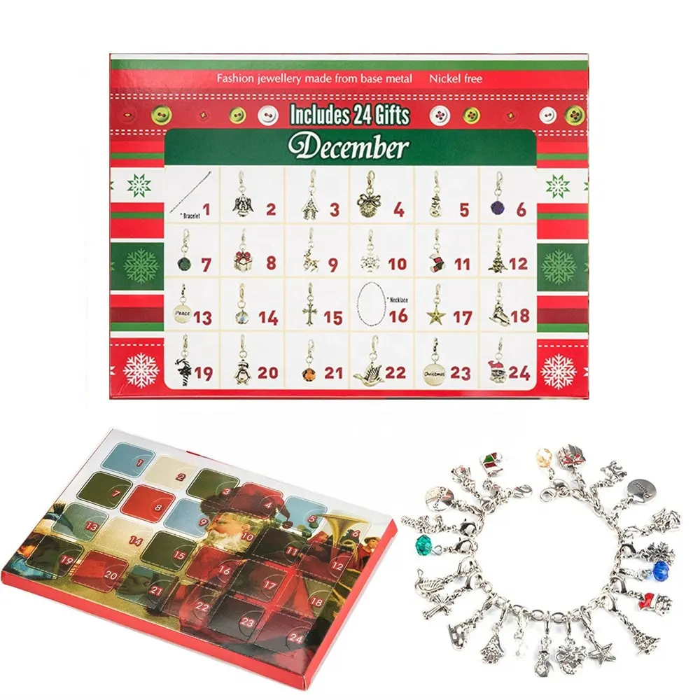 Factory wholesale custom printing desk advent calendar cardboard