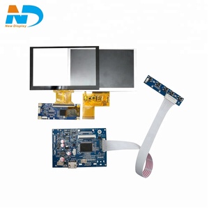 5-Zoll-LCD-Anzeigetafeln für Raspberry Pi 3 Modell B mit 40-poligen TFT-LCD-Controller-Platinen und Zubehör - Product Image 4