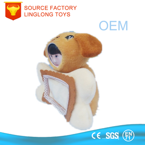Gefüllte Hund Cartoon Welpe Diy Spiegel rahmen Mini Foto rahmen Plüschst änder Lange Ohren Hund Plysch Foto rahmen Hersteller - Product Image 6