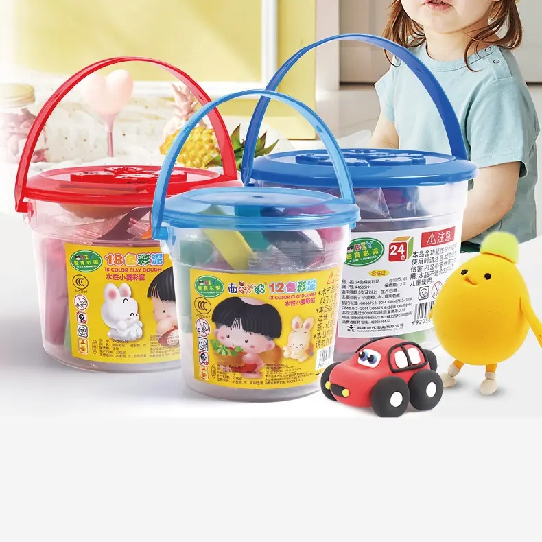 Venta al por mayor inteligente juguetes para niños Color DIY de arcilla de polímero