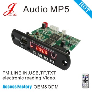 ร้อนขาย P5016A Mp3 Mp4 Mp5ผู้เล่นถอดรหัสโมดูลส่งสัญญาณ Fm,Realplayer Av Usb Sd Tf การ์ดแผงวงจรวิดีโอสำหรับจีน - Product Image 3