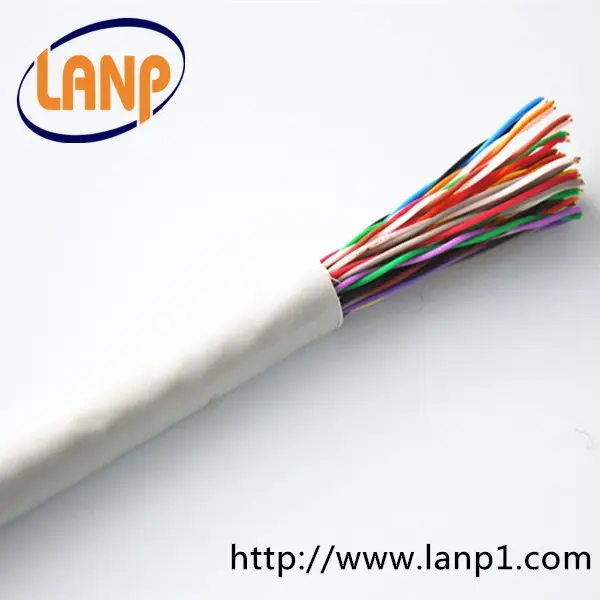 Cable de teléfono utp cat3,cat5 25 pares/50 pares, cable PCM multi pares