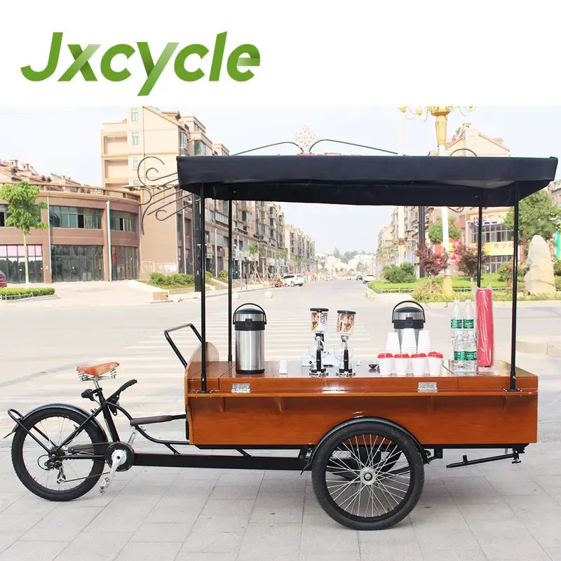 Nuova bici da caffè retrò/camion per alimenti caldi/carrello per caffè alla moda