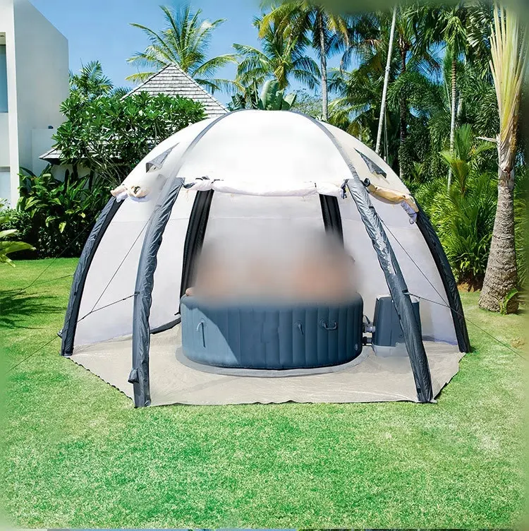 結婚式のために膨らませることができる最新のエアチューブキャンプテント