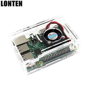 Hot Raspberry Pi 3 Kit-Pi 3 Board Gehäuse US-Netz stecker mit Logo Kühlkörper Pi3 B mit WLAN neu - Product Image 4