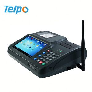 China TPS550 con lector de tarjetas/cámara/escáner de código de barras 1D/2D/impresora de dedos wcdma/wifi/ethernet contador Top Android POS Terminal - Product Image 1