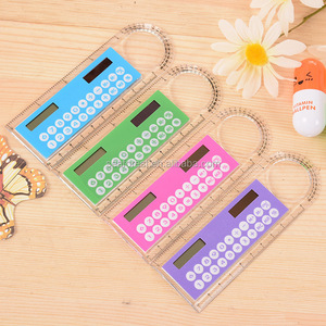 Multifunción Mini portátil de bolsillo de 8 dígitos calculadora electrónica con la regla - Product Image 2