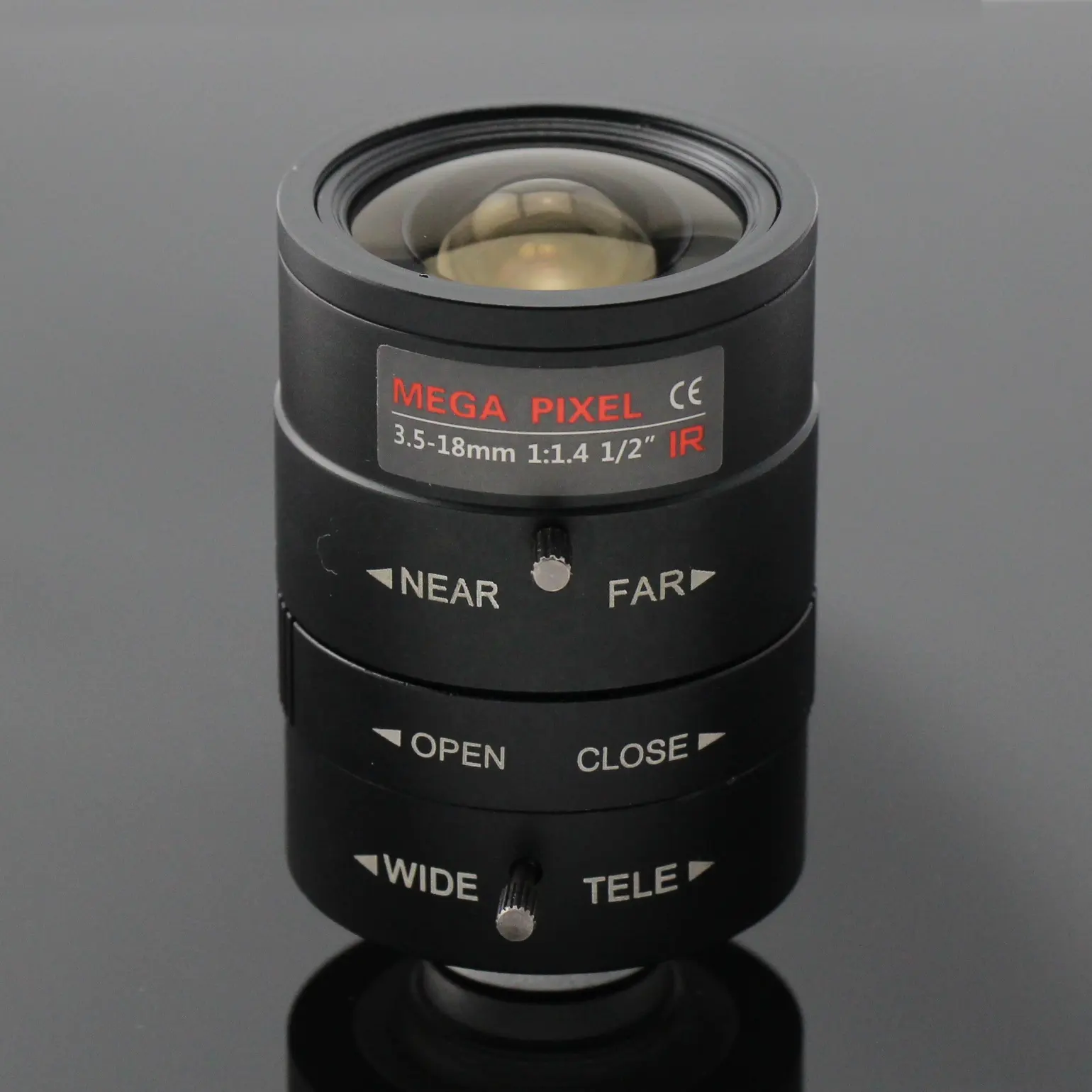 cctv lens 2021 new lens 3.5-18mm 3 Megapixel Manual Iris Lens with 1/2" format,C Mount