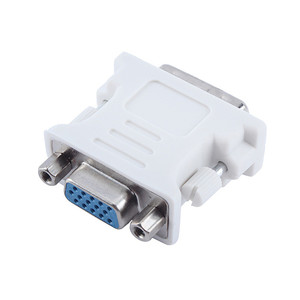 DVI DVI-I 24 + 5 男对高清 15 针 VGA SVGA 女视频卡监视器 LCD 转换器适配器连接器 - Product Image 6