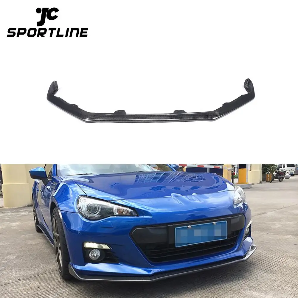 Lame de Pare-chocs Avant En Fiber de carbone pour Toyota GT86/BRZ FT86 STI 12-13