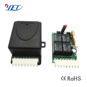 433 Mhz Universal Wireless Remote Control Switch DC 12V 4CHリレーReceiver Module With 4ch RF Remote 433 Mhz Transmitter - Product Image 3