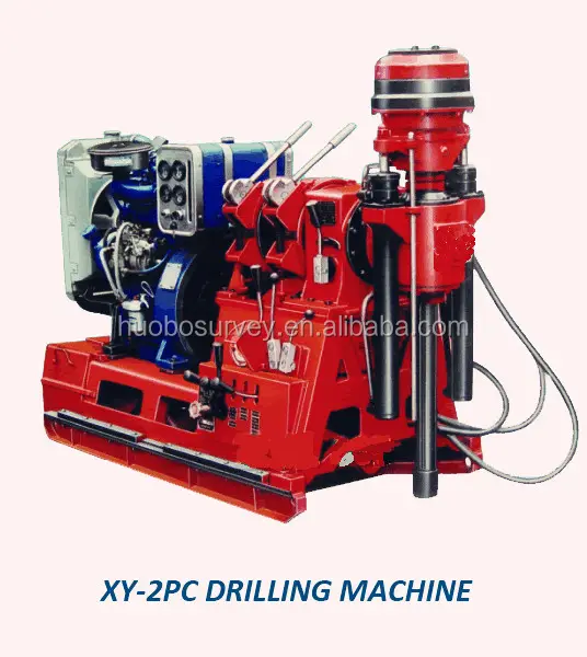 La máquina de perforación para agua XY-2 perforación máquina de equipos de perforación de pozo de agua