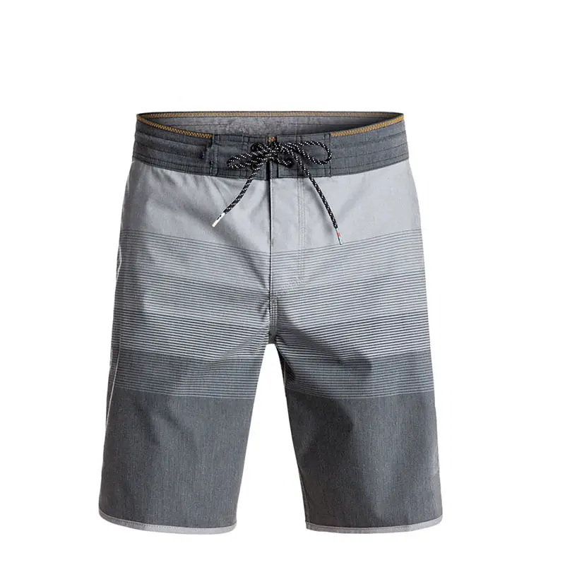 Pantalones cortos de tabla de Surf para hombre, diseño personalizado, de 4 vías, de tela elástica, venta al por mayor